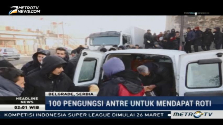 Cuaca Ekstrem, Kondisi Migran di Serbia Memprihatinkan