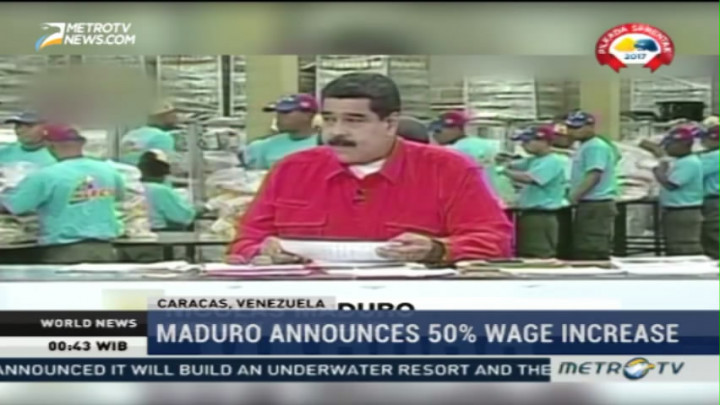 Maduro Announces 50% Wage Increase