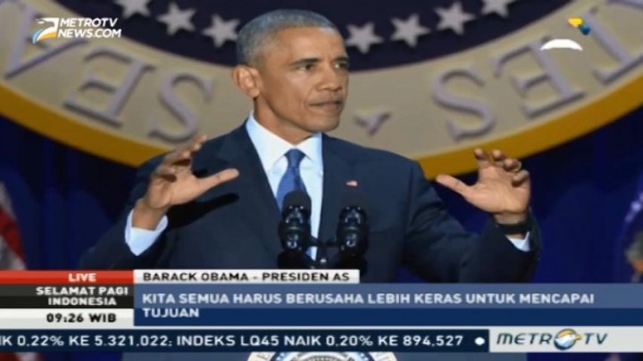 Pidato Perpisahan Barack Obama