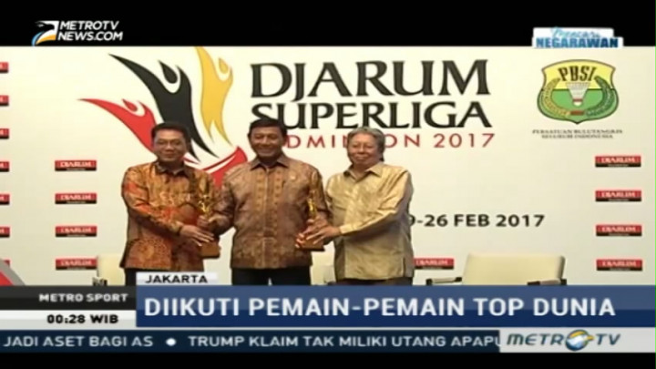 Pebulutangkis Top Dunia akan Turut Ramaikan Djarum Superliga 2017