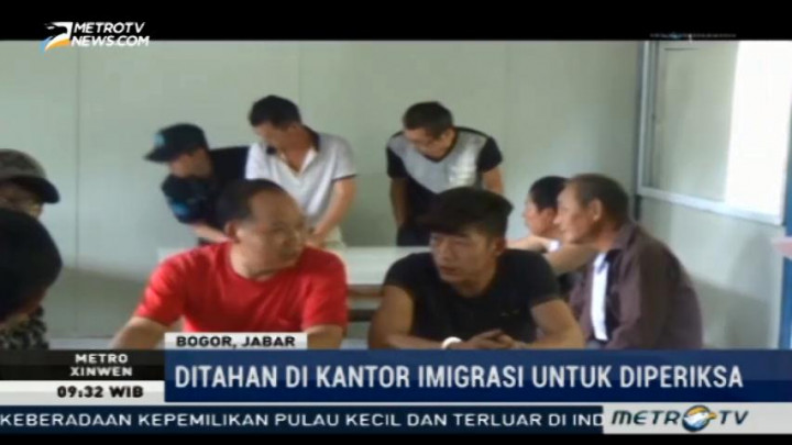 12 TKA Asal Tiongkok Ditangkap di Bogor
