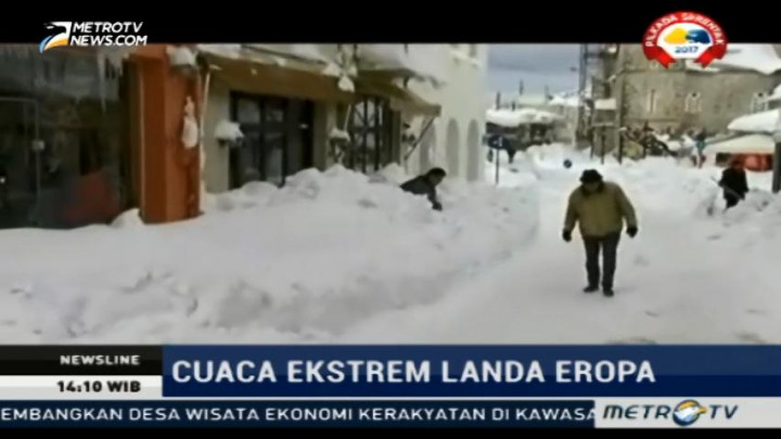 Serangan Musim Dingin Landa Benua Eropa