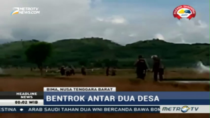 Bentrokan Antardesa Kembali Terjadi di Bima