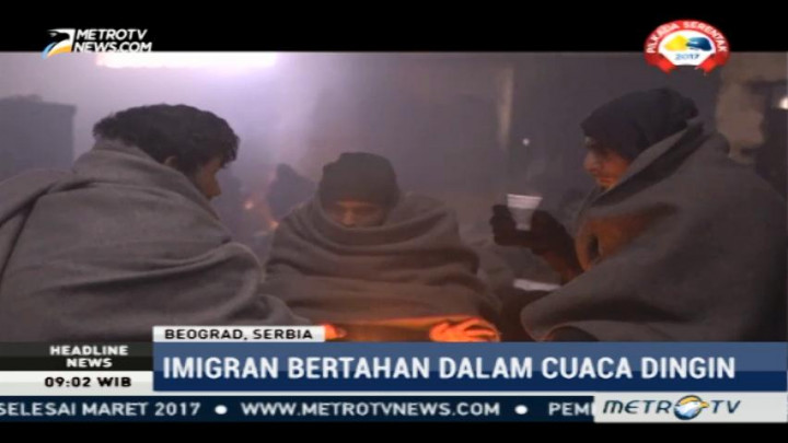 Perjuangan Ribuan Imigran Bertahan di Tengah Cuaca Dingin
