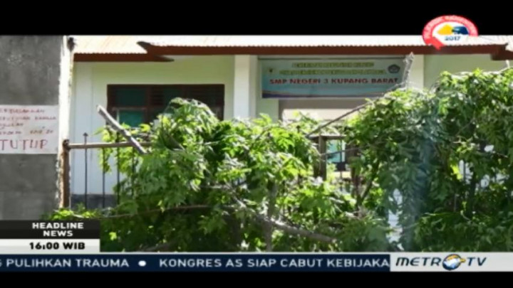 Sekolah Disegel Pemilik Lahan, Ratusan Siswa di Kupang Diliburkan