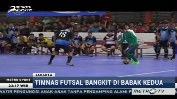 Timnas Futsal Indonesia Unggul 7-5 atas BJL 2000 Shiba