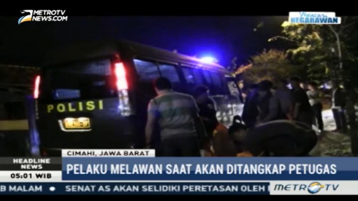 Polisi Tembak Mati Pelaku Begal di Cimahi