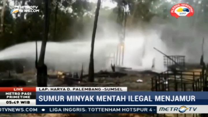 Sumur Minyak Ilegal Menjamur di Musi Banyuasin