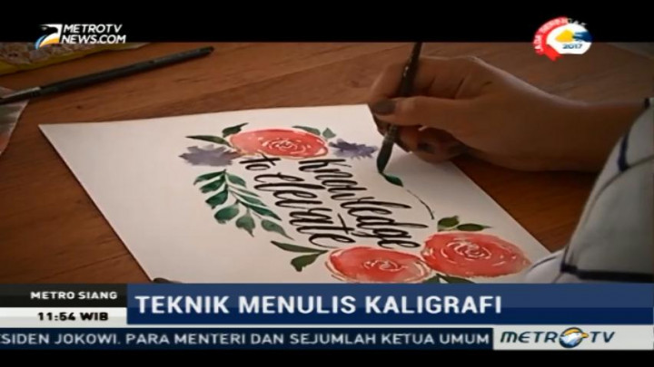 Belajar Menulis Indah dengan Teknik Kaligrafi Kuas