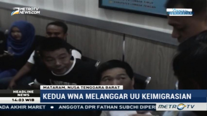 Petugas Imigrasi Mataram Tangkap Dua WNA Tiongkok