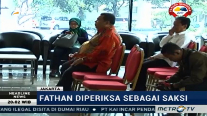KPK Periksa Anggota Komisi V DPR Fathan Subchi