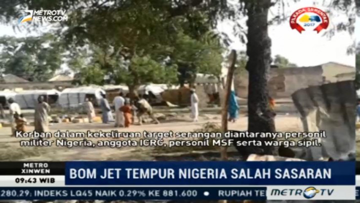 Bom Jet Tempur Nigeria Nyasar ke Warga Sipil