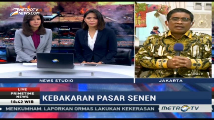 Sumarsono Bantah Kebakaran Pasar Senen Bentuk Sabotase