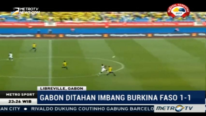 Gabon Ditahan Imbang Burkina Faso 1-1