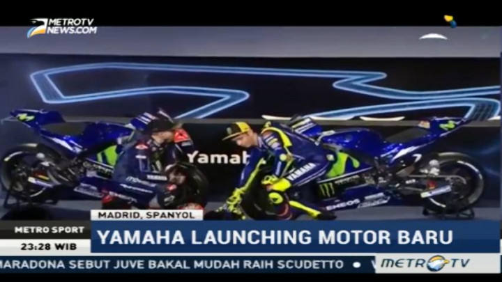 Yamaha Luncurkan Motor Baru Valentino Rossi dan Maverick Vinales