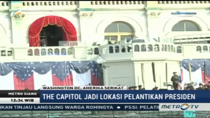 Suasana The Capitol Jelang Pelantikan Donald Trump