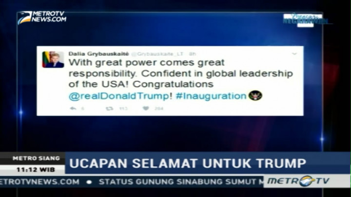 Para Pemimpin Dunia Beri Ucapan Selamat untuk Trump