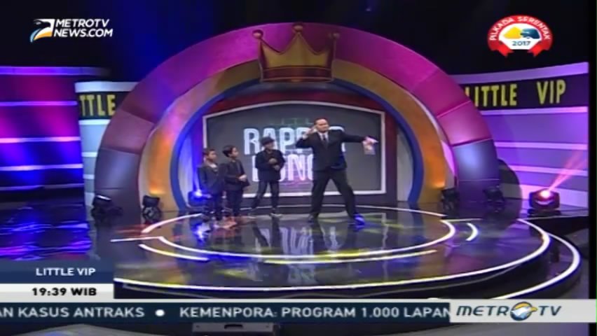 Tiga Bocah Bunot Adu Rap Bareng Cak Lontong