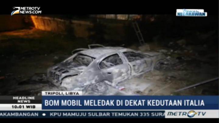 Bom Mobil Tewaskan Dua Orang di Tripoli