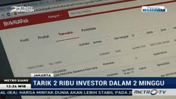 Aplikasi Reksadana <i>Online</i>