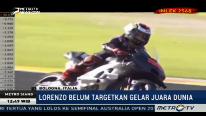 Lorenzo Tak Terobsesi Gelar Juara Dunia MotoGP 2017