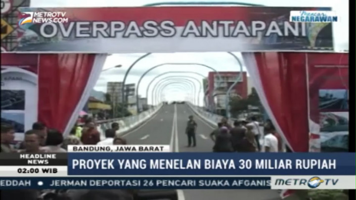 JK Resmikan Overpass Antapani Bandung