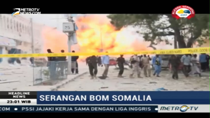 Belasan Orang Tewas Akibat Serangan Bom di Somalia