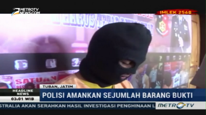 Polisi Tangkap Pelaku Begal di Tuban