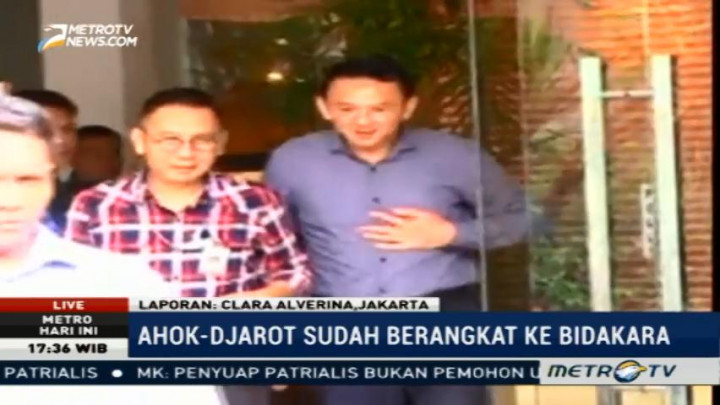 Ahok Sudah Tiba di Lokasi Debat