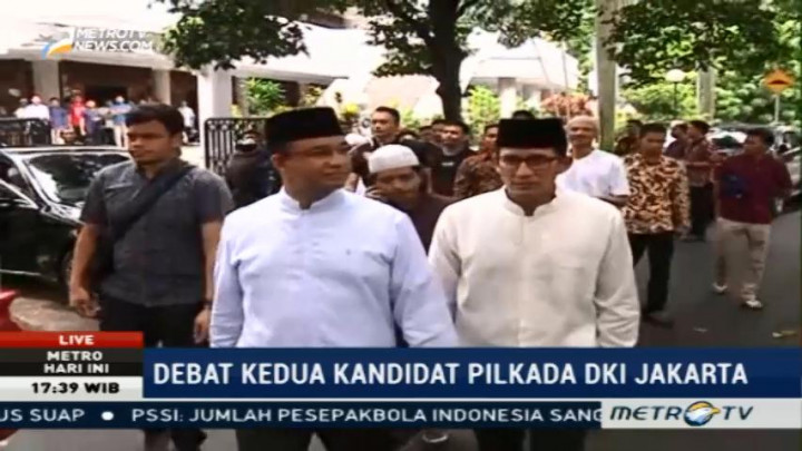 Anies Gelar Pertemuan Internal Jelang Debat