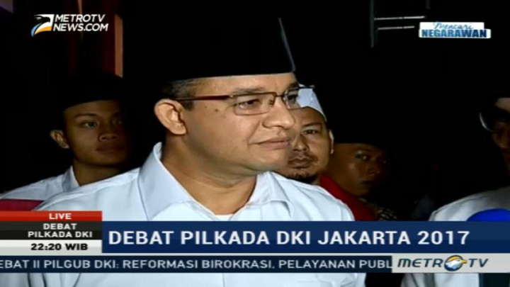 Anies Puas dengan Penampilannya di Debat Kedua