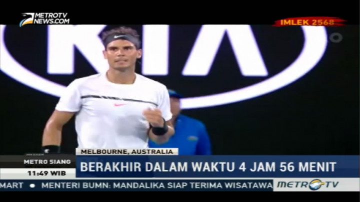 Nadal Jumpa Federer di Final Australia Terbuka 2017