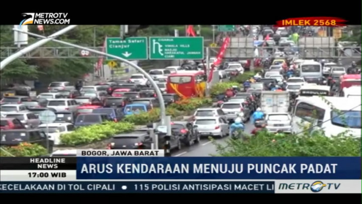 Libur Imlek, Arus Lalu Lintas Bandung dan Bogor Padat