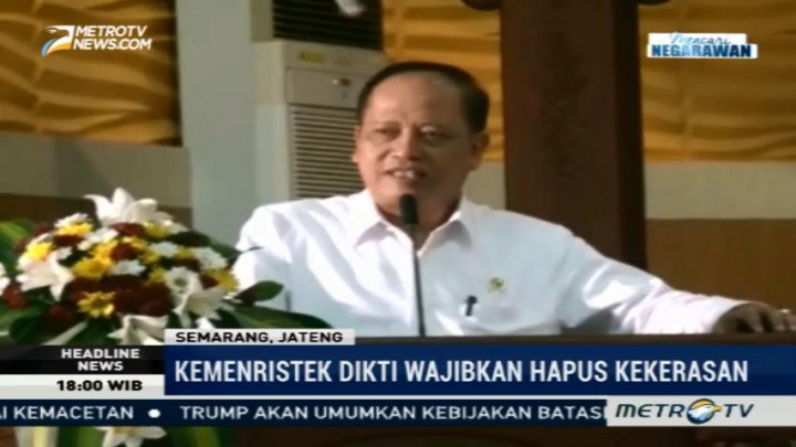Menristek Dikti Instruksikan Perguruan Tinggi Hapus Praktik Kekerasan