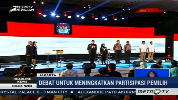KPU DKI Apresiasi Penampilan Tiga Paslon Saat Debat