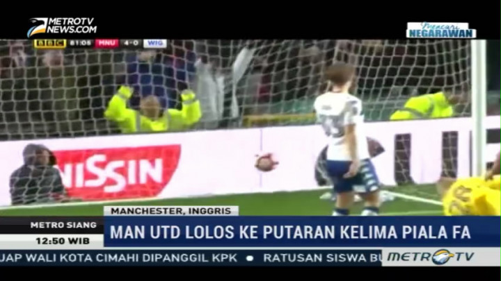 Manchester United Pesta Gol ke Gawang Wigan