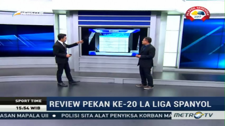 Review Pekan ke-20 La Liga Spanyol