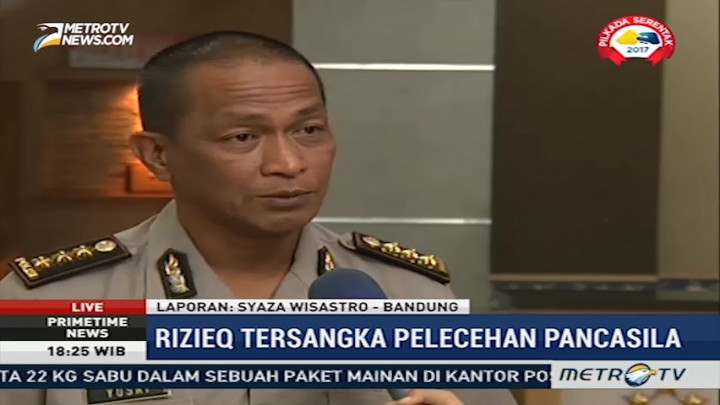 Polda Jabar Tetapkan Rizieq Shihab Jadi Tersangka