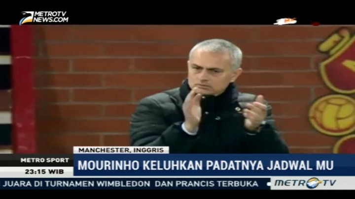 Mourinho Keluhkan Padatnya Jadwal MU