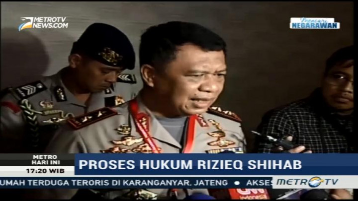 Kapolda Jabar Minta Masyarakat Hormati Proses Hukum Rizieq Shihab