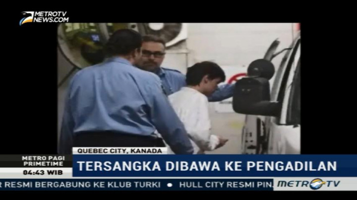 Tersangka Kasus Penembakan Masjid di Kanada Dibawa ke Pengadilan