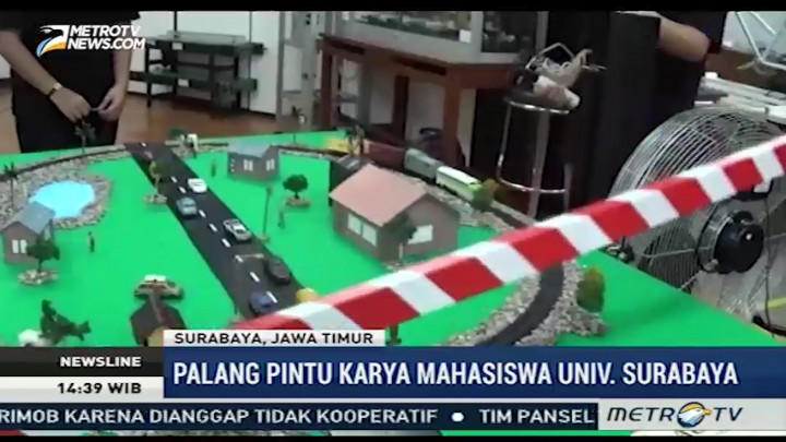 Mahasiswa Surabaya Ciptakan Palang Pintu Kereta Api Otomatis