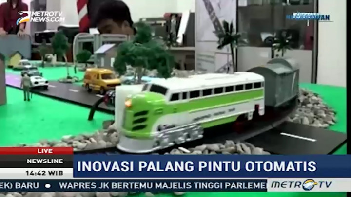 Ini Cara Kerja Palang Pintu Otomatis Karya Mahasiswa Surabaya