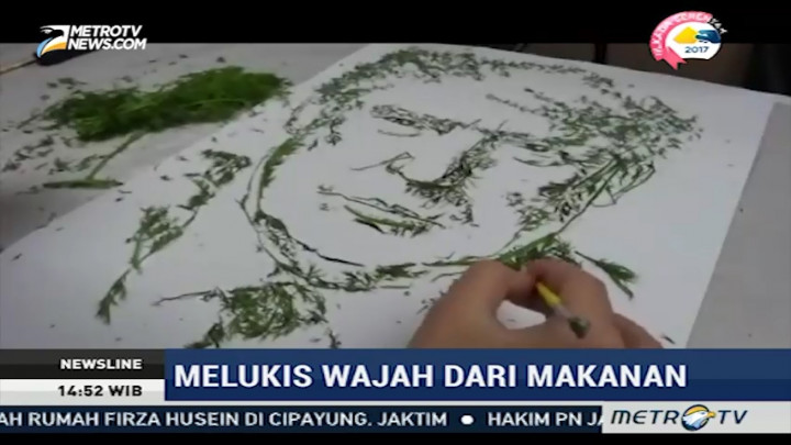 Melukis Wajah Menggunakan Makanan