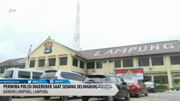 Perwira Polda Lampung Digerebek saat Selingkuh dengan Polwan