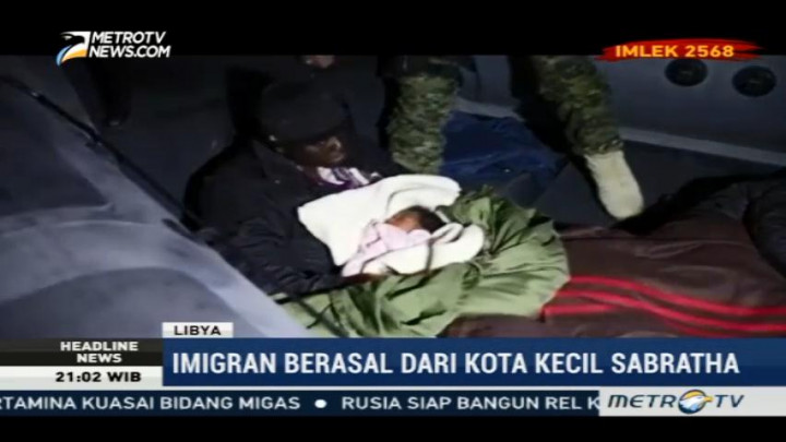 Libya Selamatkan 120 Imigran yang Terombang-ambing di Laut