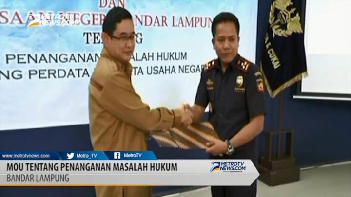 Bea Cukai dan Kejari Bandar Lampung Teken MoU Penanganan Masalah Hukum
