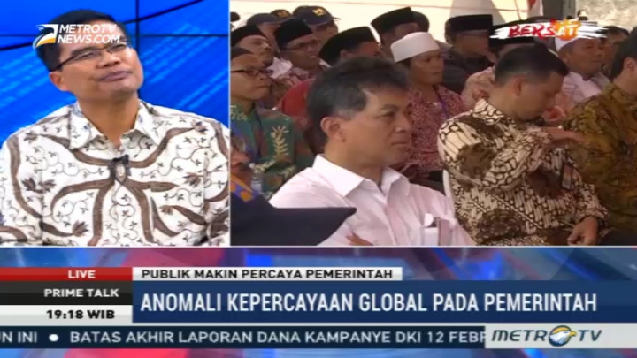 Kepercayaan Masyarakat Bisa Jadi Modal Besar Bagi Pemerintah