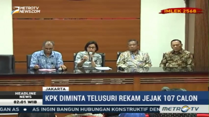 KPK Diminta Telusuri Rekam Jejak 107 Calon DK OJK
