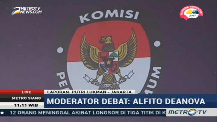 Alfito Deannova Jadi Moderator Debat Ketiga Pilgub DKI